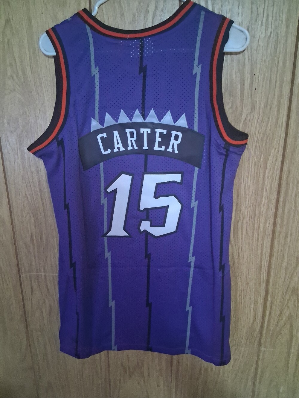 Mystery Sports Card With Vince Carter Toronto Raptors Large Jersey